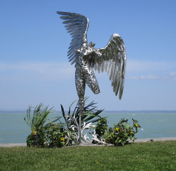 Giant Angel garden sculpture